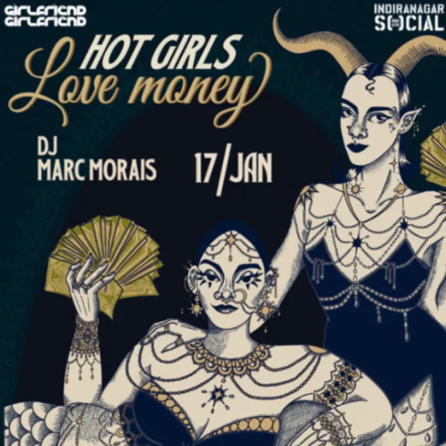 hot girls love money flyer